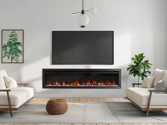 Allusion Slim Electric Fireplace