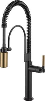 LITZE® Semi-Professional Kitchen Faucet - Knurled Handle — 63343LF